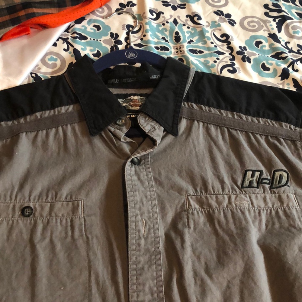 Genuine Harley Davidson button down shirt